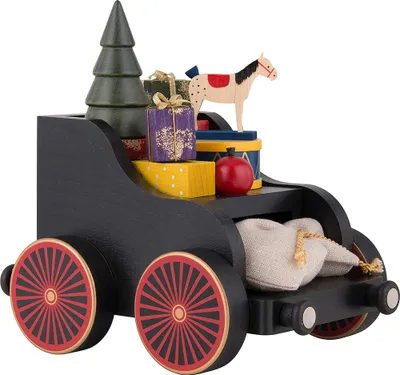 Obrázok produktu pre Dekorácia železničný vagón s darčekmi ŠxHxV= 13x19x17cm NOVINKA