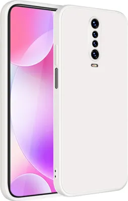 Produktbild von Redmi K30 Hülle, LaimTop Slim Liquid Silikon Gel Gummi Schutzhülle für Xiaomi Redmi K30 Weiß