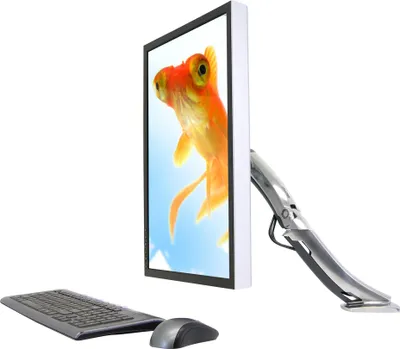 Produktbild von Ergotron MX Series Desk Mount LCD Arm, 13,6 kg, 76,2 cm (30"), 75 x 75 mm, 200 x 200 mm, Aluminium