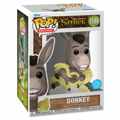 Zdjęcie produktu dla Funko Pop! Shrek - Figurki Donkey z serii limitowanej - Oficjalny produkt premium