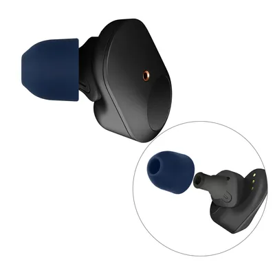 Produktbild von kwmobile 14x Ersatzpolster kompatibel mit Sony WF-1000XM3 / WF-1000XM4 / WF-1000XM5 - 4 Größen - Silikon Ersatz Ohrstöpsel In-Ear Kopfhörer - Polster