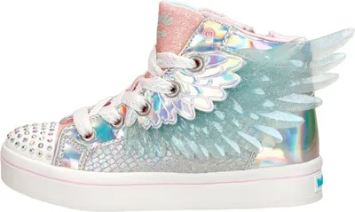 Image de Skechers Twinkletoes: Twi-Lites 2.0  Sneakers Hoog - Zilverkleur - Maat 28