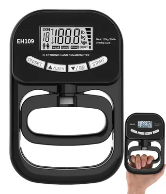 Productafbeelding van Digitaal handkrachtmeter, 180KG gripsterkte tester, elektronisch greepsterktemeter