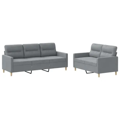 Produktbild von VidaXL 3201600, Grau, Schaum, Metall, Polyester, Textil, 198 cm, 77 cm, 80 cm