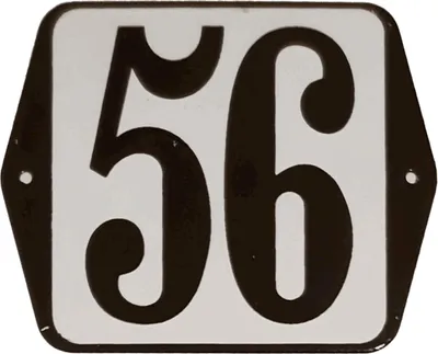Produktbild von Hausnummer 56