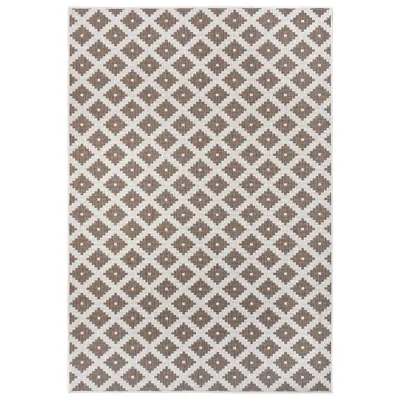 Zdjęcie produktu dla Dywan na taras 160x230cm, beżowo kremowy dwustronny płasko tkany sznurkowy