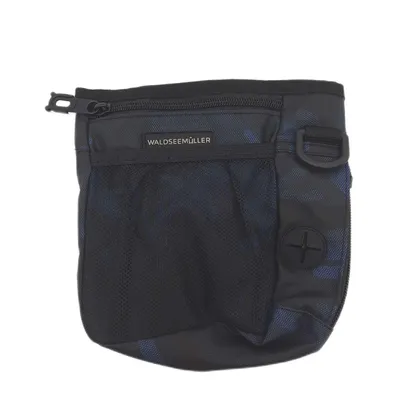 Produktbild von Waldseemüller Leckerlibeutel für Hunde, Futterbeutel Hunde Welpen Zubehör Futterbeutel Hundetraining Leckerlitasche (Tarnung Blau)