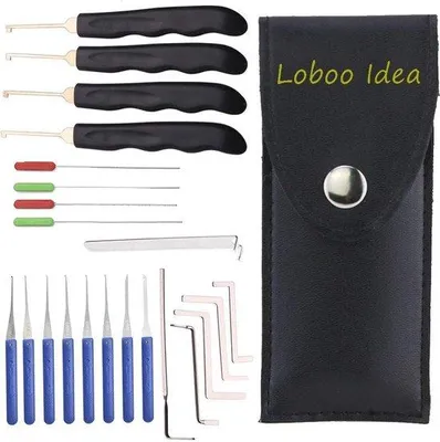 Produktbild von Famanu Schlüssel-Extractor-Kit 20-teilig - Werkzeug für Haushalts- und Fahrzeug-Schlösser