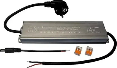 Obrázek produktu pro LED transformátor, 150 W, 24 V, šedý
