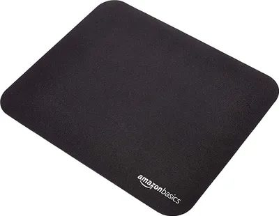 Obrázek produktu pro AmazonBasics SBD86WD, Černá, Jednobarevný, Textil, Guma, Protiskluzové nožky, Herní podložka na myš