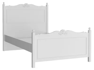 Produktbild von Bett in Weiß mit Liegefläche 90 x 200 cm