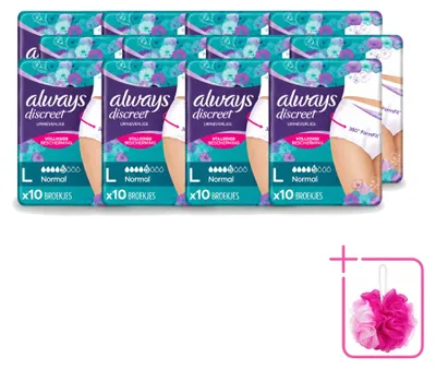 Image de 12 culottes absorbantes pour l'incontinence, taille L - Pack économique - 12 pièces