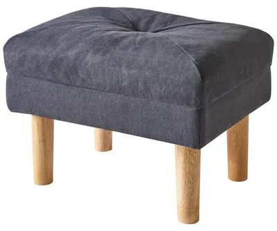 Zdjęcie produktu dla Podnóżek z miękkim siedziskiem, w stylu skandynawskim, wymiary: 40 x 29 x 32 cm
