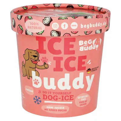 Produktbild von Ice Ice Buddy Hunde-Eispulver Kokos-Erdbeere, 1 Stück