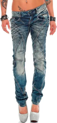 Produktbild von Cipo & Baxx Damen Jeans WD175 Blue W27/L34