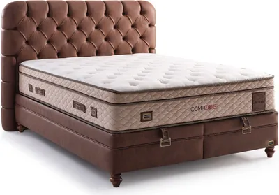 Produktbild von Bambi Boxspringbett Comfizone 180x200,  mit Bettkasten,  Taschenfederkern-Matratze verstellbarem Härtegrad