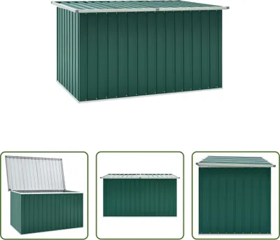 Image de The Living Store Coffre de jardin Vert 171 x 99 x 93 cm