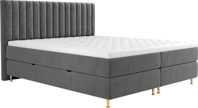 Produktbild von MIRJAN24 Boxspringbett Elegance, Stilvoll Doppelbett mit zwei Bettkästen und Topper (Farbe: Fresh 32, Größe: 180x200 cm)
