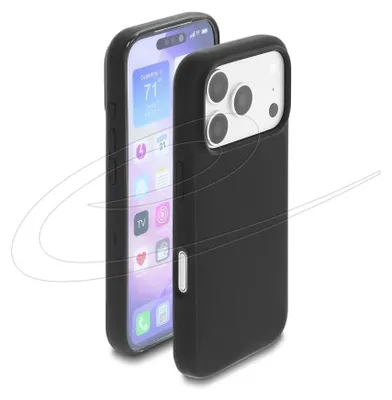 Image de Coque de protection Delock pour iPhone 17 Pro, en silicone souple, de couleur noire