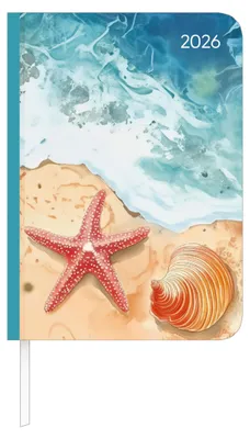 Produktbild von Alpha Edition - Lady Journal Beach 2026 - Taschenkalender A6 (10,7×15,2 cm) Weekly mit 192 Seiten, Habit-Tracker & Bucket List, stilvoller Terminplaner für unterwegs, 4-sprachiges Kalendarium