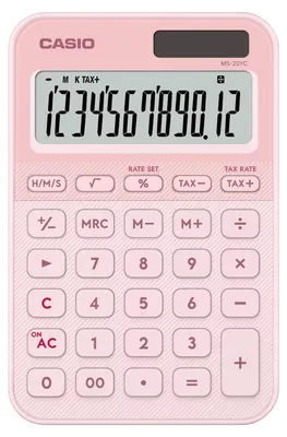 Immagine prodotto di Casio MS-20YC calcolatrice Desktop Calcolatrice di base Rosa chiaro
