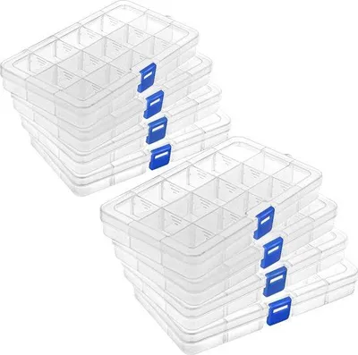 Zdjęcie produktu dla Małe plastikowe pudełko na biżuterię i drobiazgi