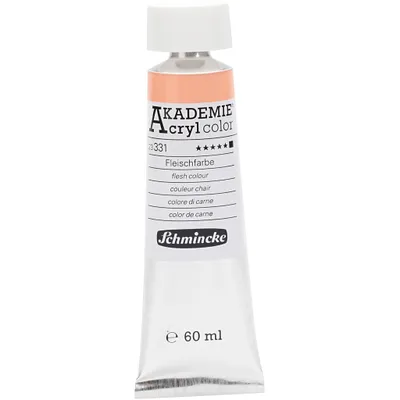Produktbild von Schmincke AKADEMIE® Acrylfarbe, Fleischfarbe (331), Opak, , 60ml