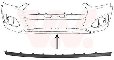 Obrázek produktu pro VAN WEZEL přední spoiler 0389500 pro AUDI A5 Sportback (F5A)