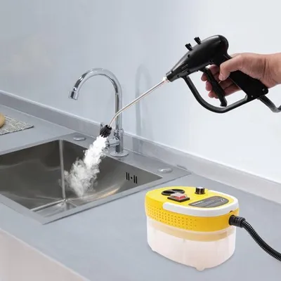 Produktbild von Dampfreiniger - 2500W - 1,2L - Verstellbarer Hochdruck - Dampfmop für Auto und Küche, für eine gründliche Reinigung