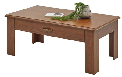 Produktbild von Couchtisch Venedig 2 Schubkästen Kastanie Nachbildung.110 x 60 cm