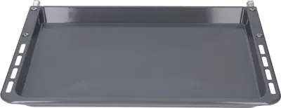 Produktbild von Backblech Kuchenblech Pizzablech 459x375/392x29mm emailliert mit Träger ActiveClean-fähig und pyrolysefest Backofen Herd Bosch Siemens Balay 00680615 680615