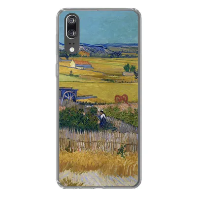 Produktbild von MuchoWow® Handyhülle Schutzhülle Hülle für Huawei P20 Die Ernte - Vincent van Gogh Silikon Softcase Handy Hülle - Hardcover