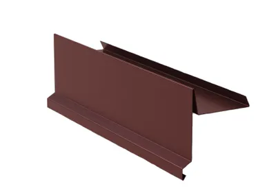 Zdjęcie produktu dla Weatherboards RS 250, 1 bm, Prefalz stucco, ciemnoczerwony P.10 RAL 3009