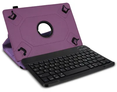 Produktbild von Schutz Hülle 10 10.1 10.3 10.4 10.5 11 Zoll Tasche Bluetooth Tastatur QWERTZ