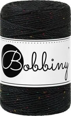 Obrázek produktu pro Bobbiny 3PLY Macramé Rope 1,5 mm 100 m Midnight Dust Šňůra