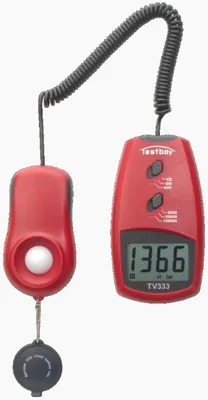 Produktbild von TESTBOY Testboy TV 333 Lux-Meter, Beleuchtungsmessgerät, Helligkeitsmesser 0 - 100000 lx