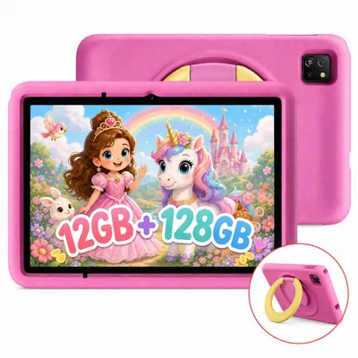 Produktbild von Blackview TabA6Kids 10“ Kinder Tablet, 1280*800, 12+128GB(1TB TF), WiFi 6, Octa Core Tablet für Kinder, Widevine L1, 5100mAh, BT 5.2, Elternkontrolle