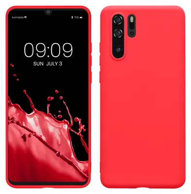 Produktbild von kwmobile Handyhülle für Huawei P30 Pro Hülle - TPU Case - Kabelloses Laden - Schutzhülle Cover in Neon Pink