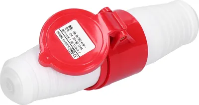 Obrázok produktu pre Priemyselný konektor, 3-fázový 4-pinový konektor, vodotesná priemyselná zástrčka, vodotesná sada zásuviek, 4-pinová sieťová zástrčka, elektrický konektor