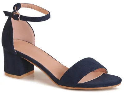 Produktbild von topschuhe24 3221 Damen Riemchen Sandaletten Velours, Farbe:Blau, Größe:40 EU