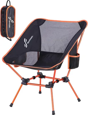 Produktbild von Faltbarer Campingstuhl für Erwachsene – leicht und tragbar – Strandstuhl für Outdoor-Aktivitäten – ideal zum Campen, Wandern, Picknicken und Reisen