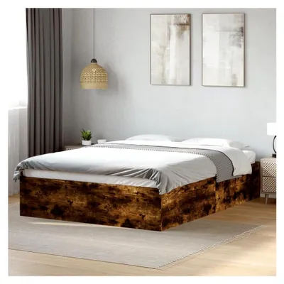 Produktbild von Bettgestell ohne Matratze, Raucheiche, 120 x 200 cm