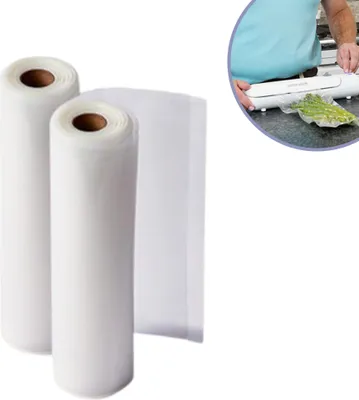 Produktbild von Starlyf Vacuum Sealer - 2 Vakuumrollen, Ersatz Rollen je 17 cm x 5 m , Zubehör für Starlyf Vakuumierer, Folienrollen