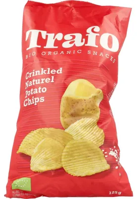 Productafbeelding van Trafo Ribbelchips gezouten (125 gr)