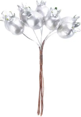 Produktbild von Weihnachtszweig MAGICHOME, Pfeile, Silber, 13 cm