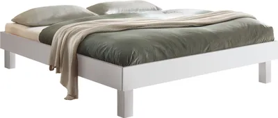 Produktbild von HASENA Trento Bett Rapallo 25 weiß deckend 120x200
