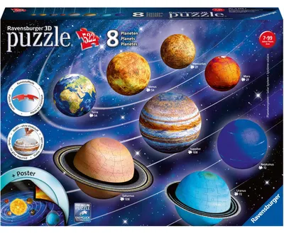 Image de Ravensburger Puzzle 3D Système planétaire, 522 pièces