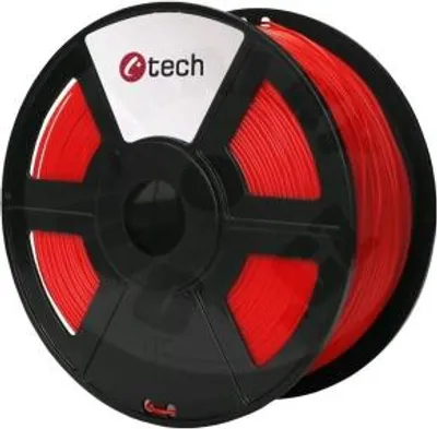 Zdjęcie produktu dla Filament C-TECH. PLA. 1.75 mm. 1 kg (330 m) - czerwony fluorescencyjny