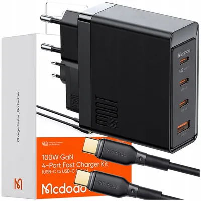 Immagine prodotto di Mcdodo Fast Charger Gan Per Macbook 4X Usb-C Usb 100W Cavo 2M