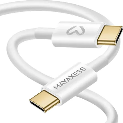 Obrázok produktu pre Mayaxess, nabíjací kábel USB-C 1 m 20 W pre iPhone 17 / 17 Pro / 17 Pro Max / 17 Air, biely